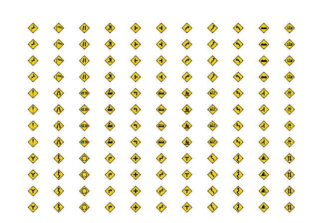 レイアウトを彩る 道路標識 その3 煤式自動連結器