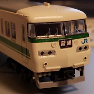 KATO 117系福知山線色(旧製品)に方向幕を入れてみた。 – 煤式
